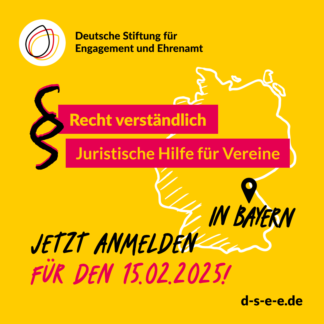 Fachtag Recht verständlich – Juristische Hilfe für Vereine